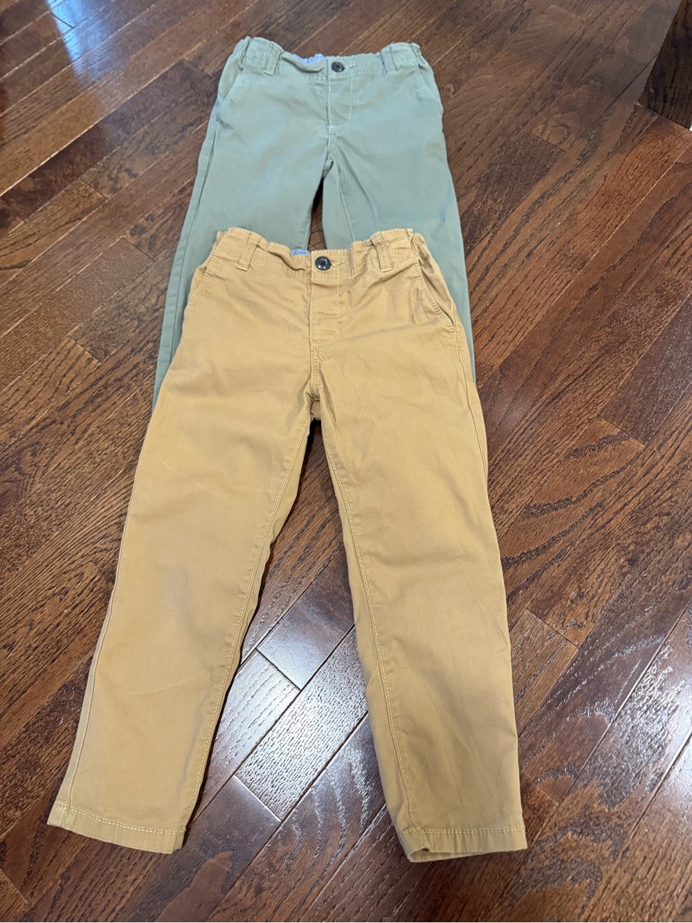 OshKosh B'gosh 2-Pack Kids Chino Pants in Tan and Sage